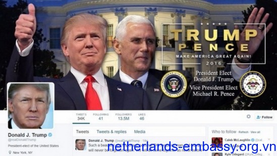 Ông Trump lập trang web và account Twitter mới